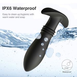 Nuevo Diseño 2024, Control Remoto, Tapón <span class=keywords><strong>Anal</strong></span> para Adultos con 10 Modos de Vibración, Resistente al Agua IPX6, Tapón <span class=keywords><strong>Anal</strong></span> Recargable para Hombres - Product Image 4