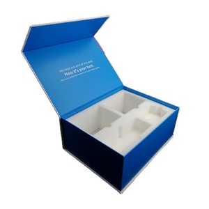 Personalizado grande de la tapa de la almeja de solapa magnética cierre de caja de regalo - Product Image 1