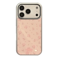 Coque de téléphone de luxe légère avec motif coquille dorée pour iPhone 17 16 Pro Max 15 14 – Protection intégrale et design tendance