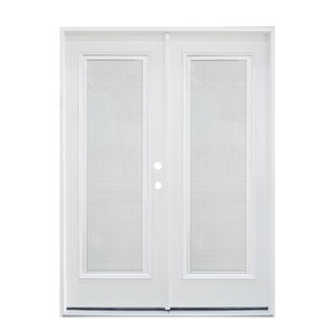 Porte battante <span class=keywords><strong>en</strong></span> acier prémontée Offre Spéciale design moderne avec <span class=keywords><strong>petit</strong></span> <span class=keywords><strong>verre</strong></span> ovale pour usage domestique - Product Image 4