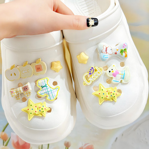 Accesorios de resina amarillos para el <span class=keywords><strong>Año</strong></span> Nuevo <span class=keywords><strong>Chino</strong></span> del Zodiaco del Caballo: Material DIY para carcasa de teléfono, pinza para el pelo y flor para zapatos. - Product Image 2