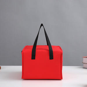 Bolsa de almuerzo impermeable térmica con aislamiento personalizado ecológico, cremallera impresa, forro de papel de aluminio, comida, cerveza, entrega de comestibles - Product Image 4