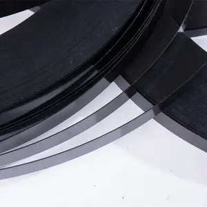 Banda de flejado de acero encerado pintado negro de 32mm de alta calidad para Embalaje manual