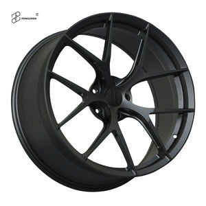 Pengzhen ล้อรถปลอมแปลงสำหรับขาย5X112 5 5X120 5X114.3สีเงินลายต้นสน19 20 21นิ้ว - Product Image 2
