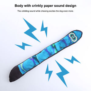 Juguete de Peluche para Mascotas con Diseño de Cobra, Resistente a Mordidas, con Sonido, Interactivo, para Jugar y Entretenerse - Product Image 3