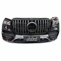Bumper Mobil Berkualitas Tinggi Cocok untuk Mercedes-Benz GLS X167 Body Kit Depan dengan Radiator Lampu Depan Suku Cadang Pengganti Lengkap