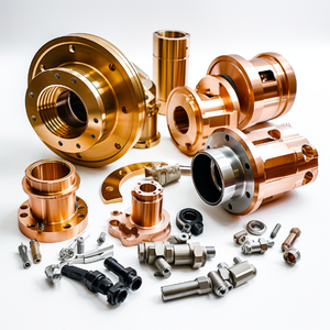 Chính xác cát nổ mìn bạc/vàng mạ nhôm thép không gỉ Brass CNC các bộ phận công với dịch vụ tùy chỉnh - Product Image 5