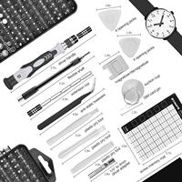 Kit de Herramientas de Reparación Magnéticas Multifuncionales de Precisión 118 en 1 con 98 Puntas para Teléfono, Computadora, Reloj, Laptop y Electrónica de Cámara