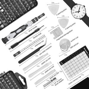 Kit d'outils de réparation magnétique multifonctionnel de précision 118-en-1 avec 98 embouts pour téléphone, <span class=keywords><strong>ordinateur</strong></span>, montre, <span class=keywords><strong>ordinateur</strong></span> <span class=keywords><strong>portable</strong></span> et appareil photo électronique - Product Image 2