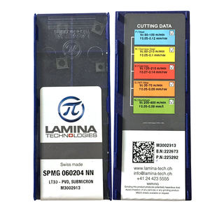 SPMG060204-NN LT30 100% Insert de tournage en carbure de Corée d'origine - Product Image 2