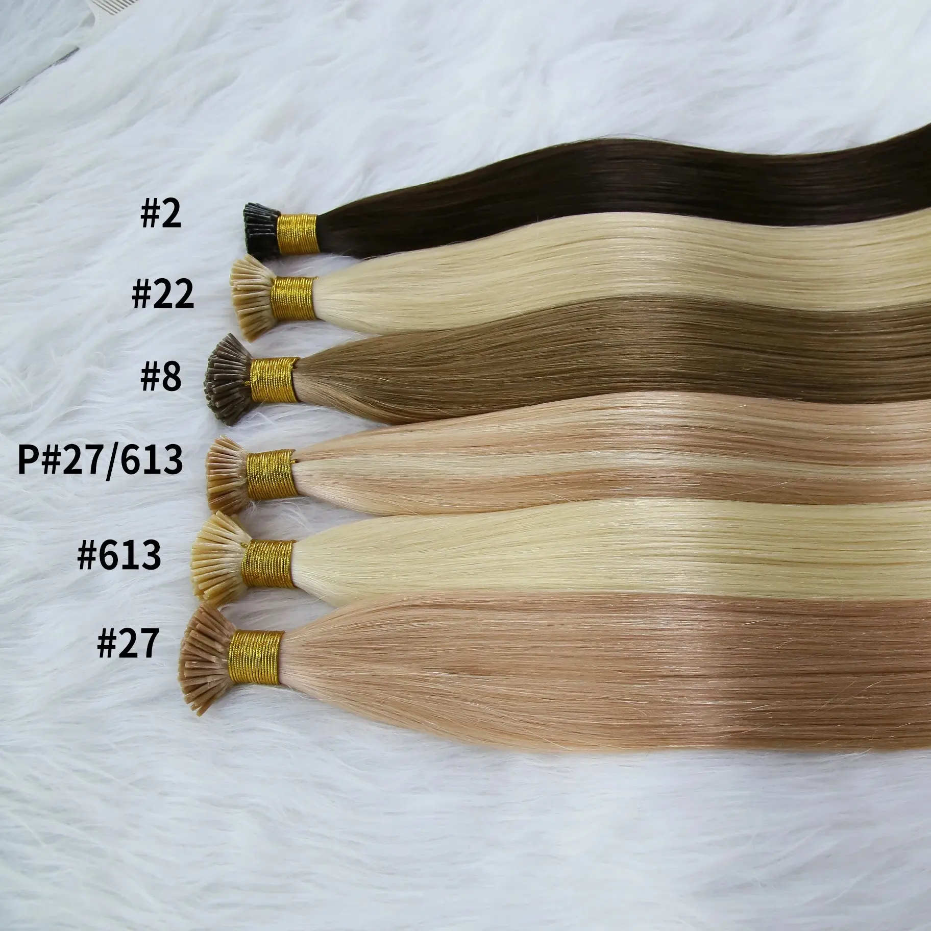 शीर्ष बाल गुणवत्ता I टिप मानव बाल एक्सटेंशन रूसी बाल 28 इंच अलग एकल रंग महिलाओं के लिए सीधे