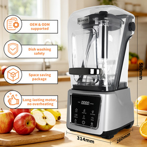 Mixeur Commercial Haute Vitesse Gemat 6L avec Contrôle de Vitesse Variable pour Cuisine et Usage Domestique - Product Image 2