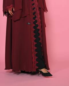 Lớp Nida Ren Nối Khimar Hijab khiêm tốn Cho Phụ Nữ Hồi Giáo Hồi Giáo Eid Ramadan Bán Buôn Dài Đồng Bằng Cầu Nguyện Khimar - Product Image 5