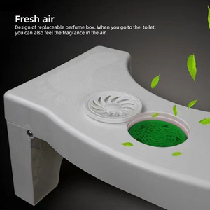 Minimalist Foldable Adjustable Storage Toilet Step <strong>Stool</strong> Collapsible Design Plastic Material Nonslip Surface <strong>for</strong> <strong>Bathroom</strong> Use - Product Image 3