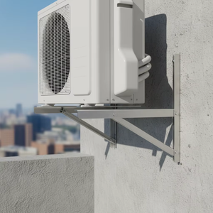 Soporte de pared para unidad de condensador exterior de aire acondicionado, mini <span class=keywords><strong>split</strong></span>, a prueba de óxido, de acero inoxidable para HVAC. - Product Image 4