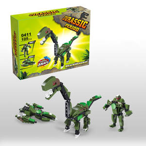 105 pièces, blocs de construction de robot Brachiosaurus 3 en 1, jouet STEAM pour enfants, développement de la motricité fine, cadeau éducatif - Product Image 4