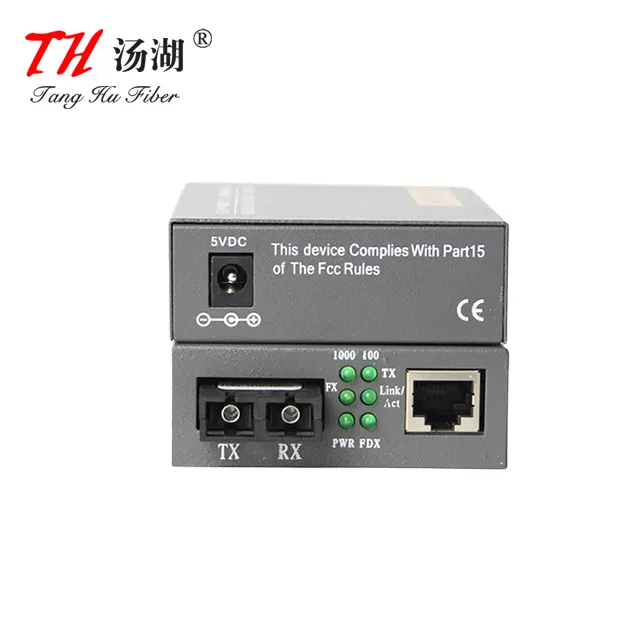 MM Duplex Fiber FTTH HTB-GS03 Netlink Fiber Media Converter Single Mode Single Media Converter Htb Netlink Htb3100