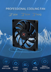 Ventilateur en plastique sans balais DC 8010 12V 0.36A 80x80x10mm 2000-3000 tr/min Électrique ODM pour boîtier d'ordinateur/ordinateur portable/routeur - Product Image 4