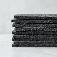 Feutre rigide non tissé aiguilleté 5 mm léger 100 % polyester pour support de tapis, tissu de base composite et rembourrage