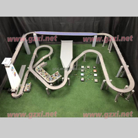 Piste de Voiture à Gravité Commerciale |   Machine de loterie interactive en plastique durable pour voitures jouets, simulateur de course, banc de sport, poignées de gym en craie