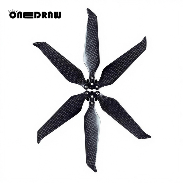 ONEDDRAW 8743 3-Blade Carbon Fiber Propellers for Mavic 2 Drone Low Noise High Thrust Lightweight Quick Release Long Flight Time