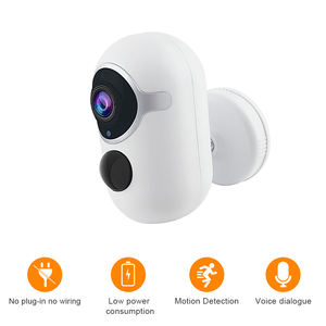 Внутренняя, Wi-Fi, 5200 мА/ч, камеры видеонаблюдения с питанием от аккумулятора камеры облачной записи движения PIR датчик беспроводной батареи камеры безопасного использования - Product Image 2