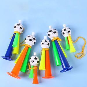 Actividades promocionales de fábrica al por mayor de fútbol juego de pelota de fútbol animando cuerno <span class=keywords><strong>trompeta</strong></span> Audio para fiesta de juguete - Product Image 1