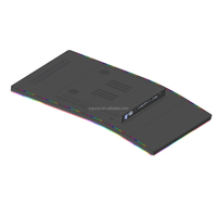 Armoire de jeu Affichage 43 pouces Led Fusion 5 Capacitif J-Type Curved Bally Moniteur à écran tactile avec lumières LED sur cadre