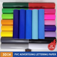 Rollo de Vinilo Autoadhesivo de PVC, Vinilo Adhesivo Permanente para Exteriores, Resistente al Agua, para Plotter de Corte de Vinilos, Fabricación de Letreros