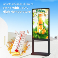 Señalización Digital para Exteriores de Doble Cara con Clasificación IP65, 49/55/65 Pulgadas, Alto Brillo, Software CMS Basado en la Nube para Minoristas