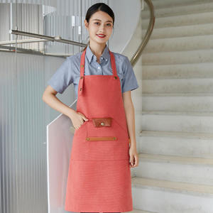 Thickened Canvas <b>Kitchen</b> <b>Apron</b> One Size Breathable Stain Resistant Workwear Apparel - Product Image 2