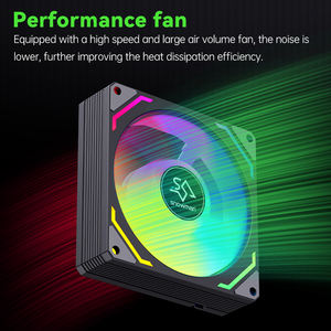 SNOWMAN 4 refroidisseur de <span class=keywords><strong>tour</strong></span> de caloduc Installation facile et dissipation thermique maximale Infinity Vision refroidissement efficace pour les joueurs européens - Product Image 5