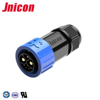 Jnicon M23 8 pin 2 1 5 pin conector de motocicleta eléctrica impermeable e bike conector IP67
