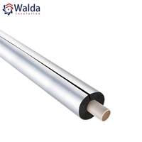 Tuyau en mousse d'aluminium épaisse de conception moderne Walda, certifié ISO, utilisant du matériau en feuille d'aluminium, isolation en mousse de caoutchouc
