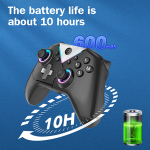 Grosir Joystick enam sumbu giroskop nirkabel BT 4.0 pengendali Video Game untuk saklar PC uap - Product Image 5