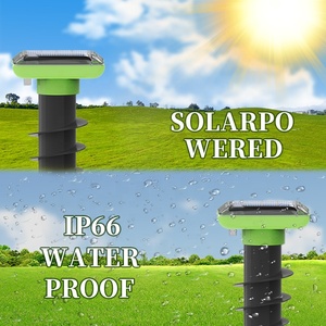 Saijzek OEM Amz Top Vente Haute Qualité <span class=keywords><strong>Efficace</strong></span> Solaire Alimenté Spirale Tige Rats Gopher Campagnol Rongeur Souris Taupe <span class=keywords><strong>Serpent</strong></span> <span class=keywords><strong>Répulsif</strong></span> 600 m² - Product Image 3