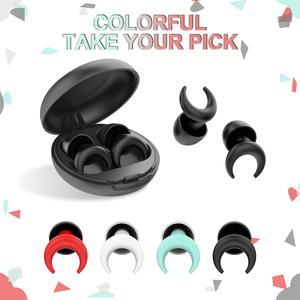 Silicone macio descartável dobrável ruído cancelamento tampões redução ruído proteção auditiva foco & relaxamento - Product Image 3