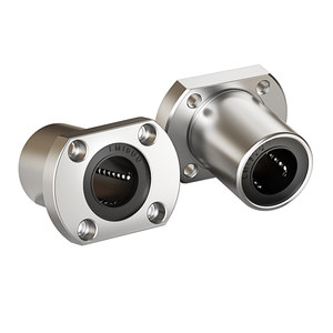 Rodamiento lineal de doble corte con brida, deslizante de bolas, de acero niquelado LMH 8 10 12 13 16 20 25 30 35 40 <span class=keywords><strong>UUU</strong></span> - Product Image 5