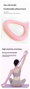 <span class=keywords><strong>Corda</strong></span> Elastica Creativa a Forma di 8 per Esercizi di Braccia, Spalle, Cosce e Fianchi, Banda di Resistenza per Espansore Toracico - Product Image 3