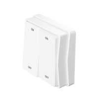 Interrupteur cinétique sans fil auto-alimenté 1/2 touches avec commande vocale pour système de maison intelligente
