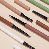 Produits de beauté et cosmétiques marque privée costume personnalisé rendre crayon à sourcils étanche avec brosse crayon à sourcils longue durée