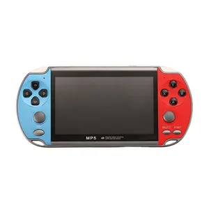 Vastway Classic 4.3 pouces X7 vidéo rétro lecteur de jeu portable Console de jeu multimédia portable avec écran couleur