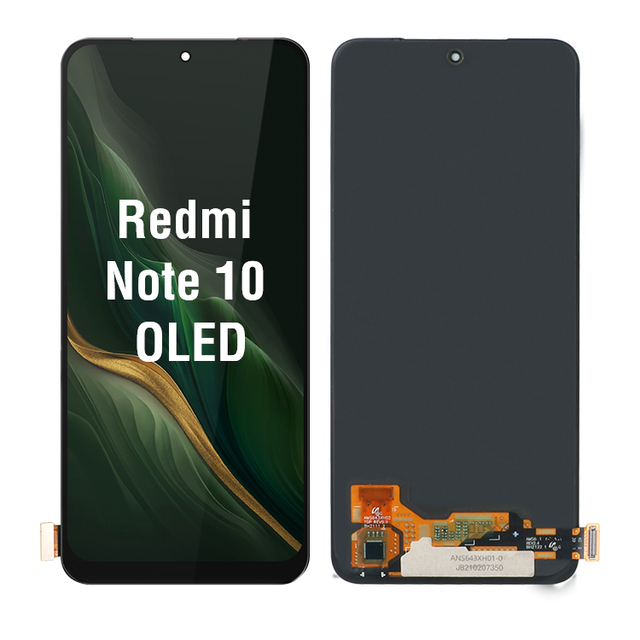 OLED LCDs for Redmi Note 10 4G No Frame Black LCD Screen Broken Replacement Mobile Phone Pantallas