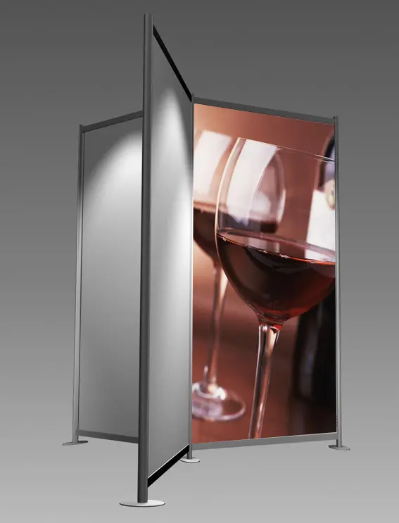 Benutzer definierte tragbare modulare Messe Display Stand Stand Mobile Event Messestand Hintergrund Stand