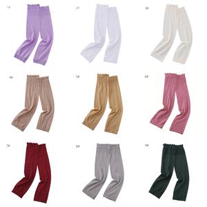 Venta al por mayor 2025 Verano Elástico Protección Solar Manga Larga Colores Lisos Puño Plisado Mangas de Poliéster Accesorio de Ropa Elástica - Product Image 4