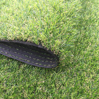 Rouleau de gazon artificiel A2 35 mm, gazon paysager haute densité, anti-UV, tapis synthétique pour jardin, cour arrière, décoration extérieure