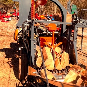 Déchiqueteuse de bois de chauffage professionnelle 6 voies avec cale inférieure, convoyeur à bande, type remorque, pour exploitation agricole et forestière, <span class=keywords><strong>machine</strong></span> robuste - Product Image 3
