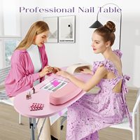 Table de Manucure Professionnelle de Haute Qualité pour Salon de Beauté et SPA – Poste de Travail pour Nail Art