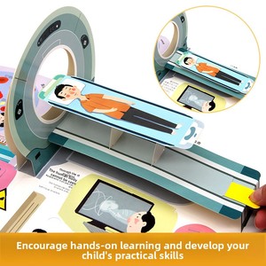 Set Regalo di Libri Pop-Up Cinesi per l'Educazione della Prima Infanzia e l'Illuminazione Scientifica - Product Image 3