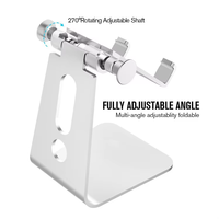 Nouveau design support de bureau Portable support de téléphone réglable tablette alliage métal aluminium support de téléphone portable pour ipad